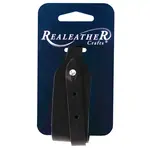 Realeather Wrap Cuff Bracelet - Black