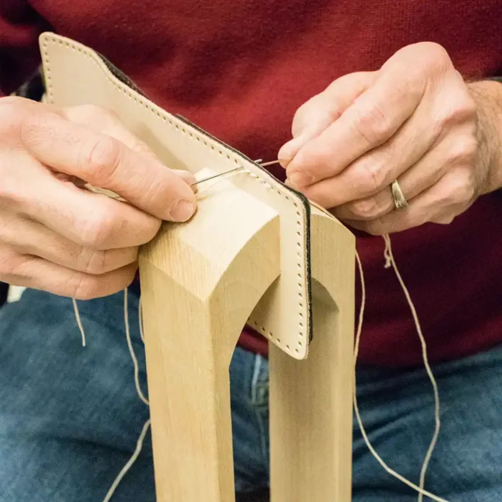Realeather Leather Stitching Pony | Hands-Free Stitching Clamp