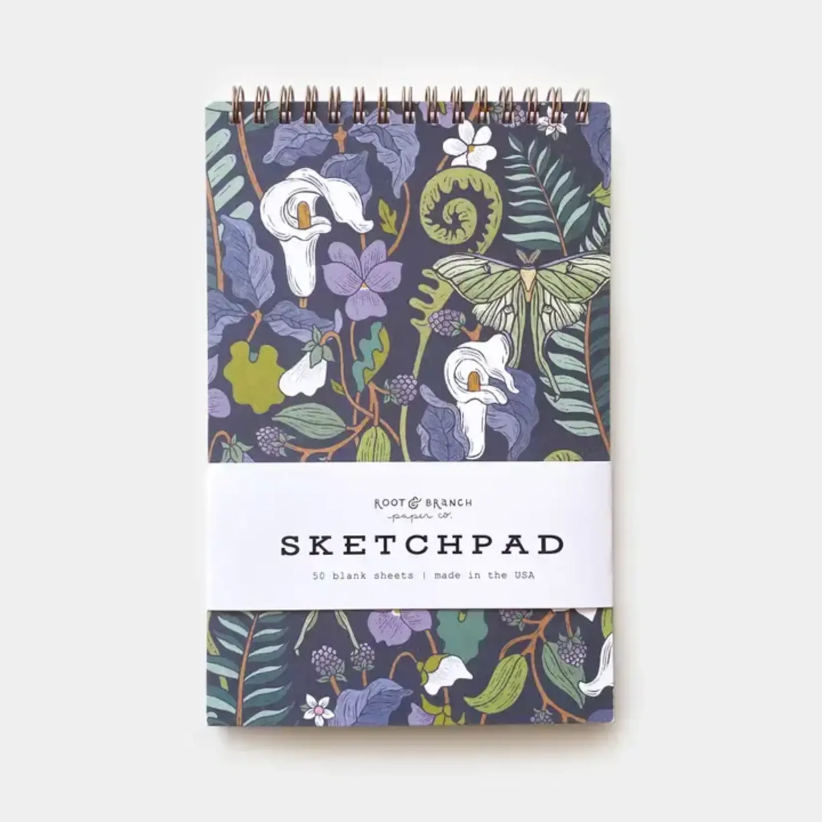 Root & Branch Paper Co. Woodland Bramble Spiral Bound Sketchpad