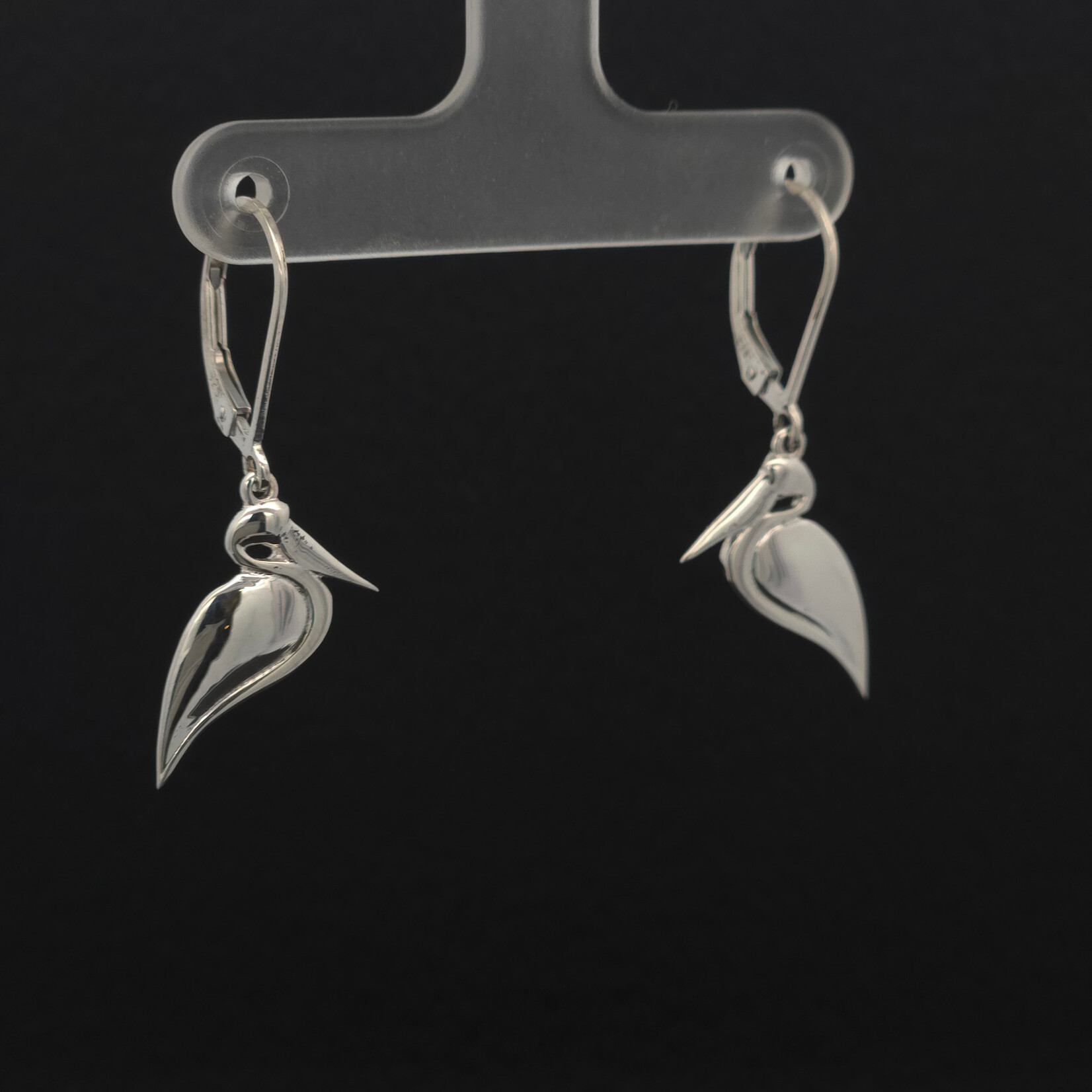 Modern Heirloom® Sterling Silver Pelican Earrings