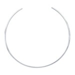 Rio Grande Sterling Silver 2.5mm Flat-Wire Neck Ring