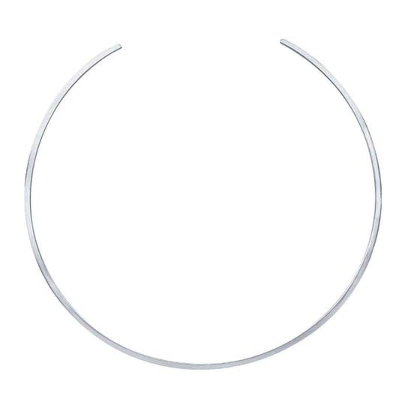 Rio Grande Sterling Silver 2.5mm Flat-Wire Neck Ring