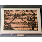 Mahoganny Wood Card Wallet