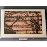 Resolute Star Mahoganny Wood Card Wallet