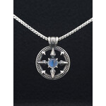 Modern Heirloom® Compass Moon Relic, Moonstone and Sterling