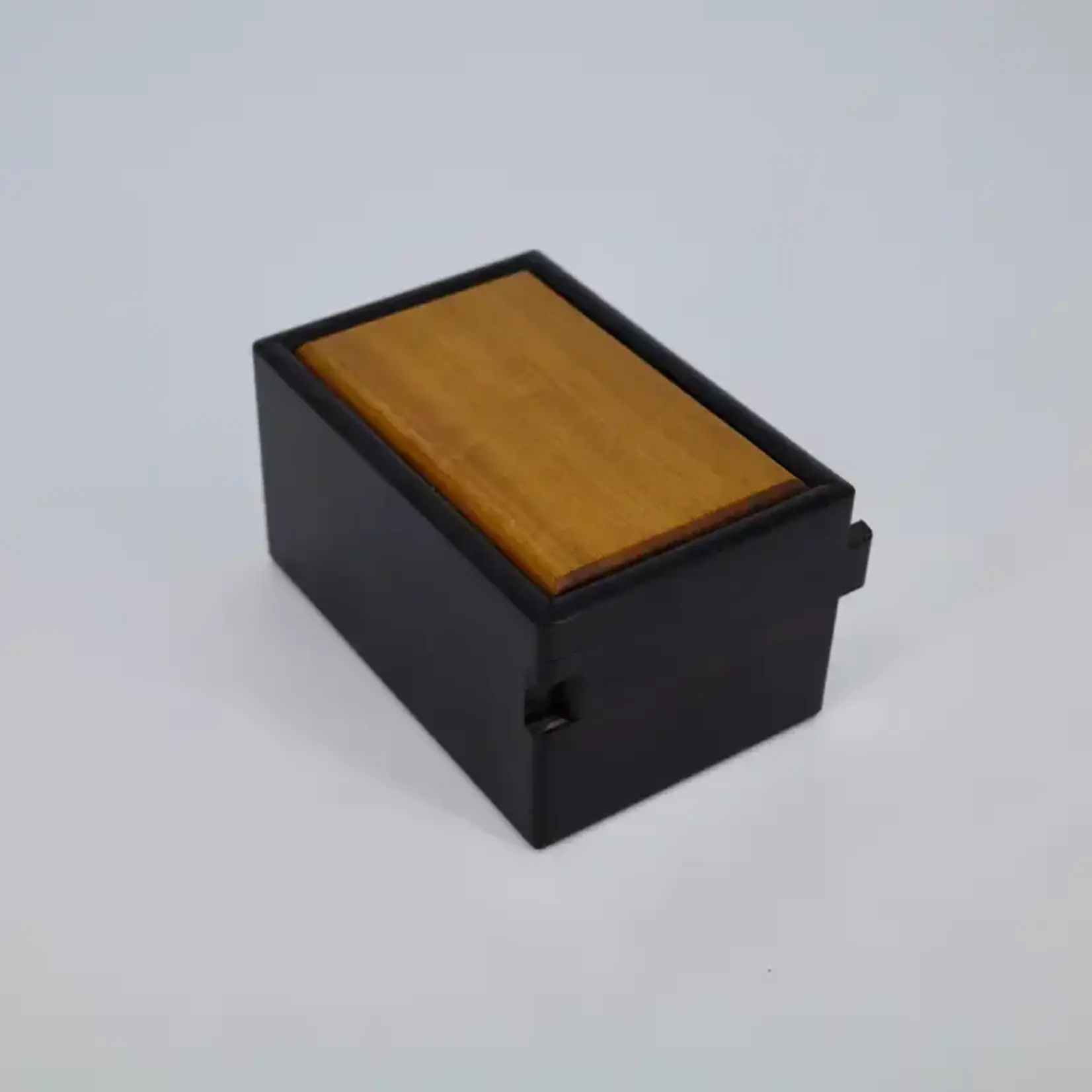 Fuji Wood Design Wooden Lockbox with Hidden Opening - Small