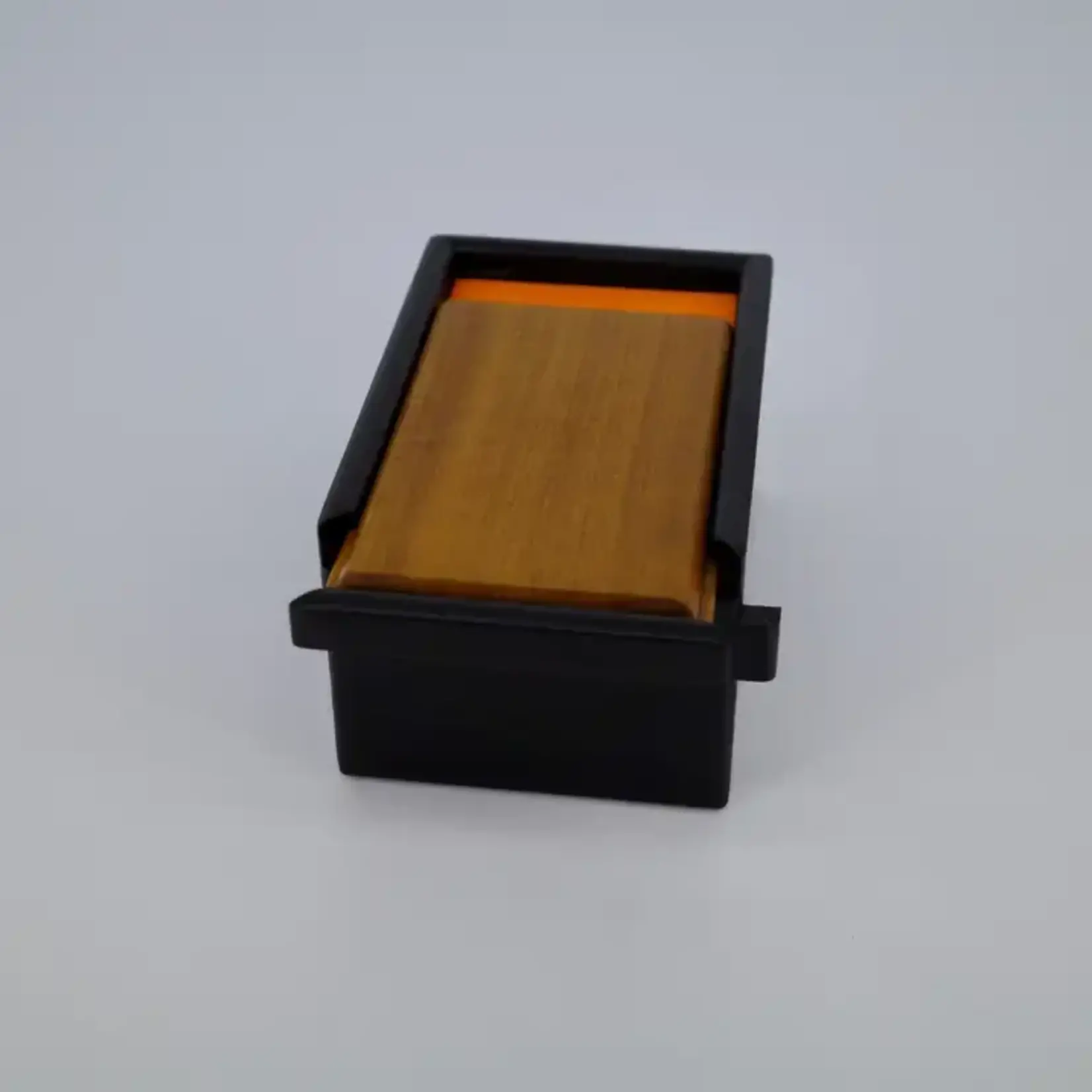 Fuji Wood Design Wooden Lockbox with Hidden Opening - Small