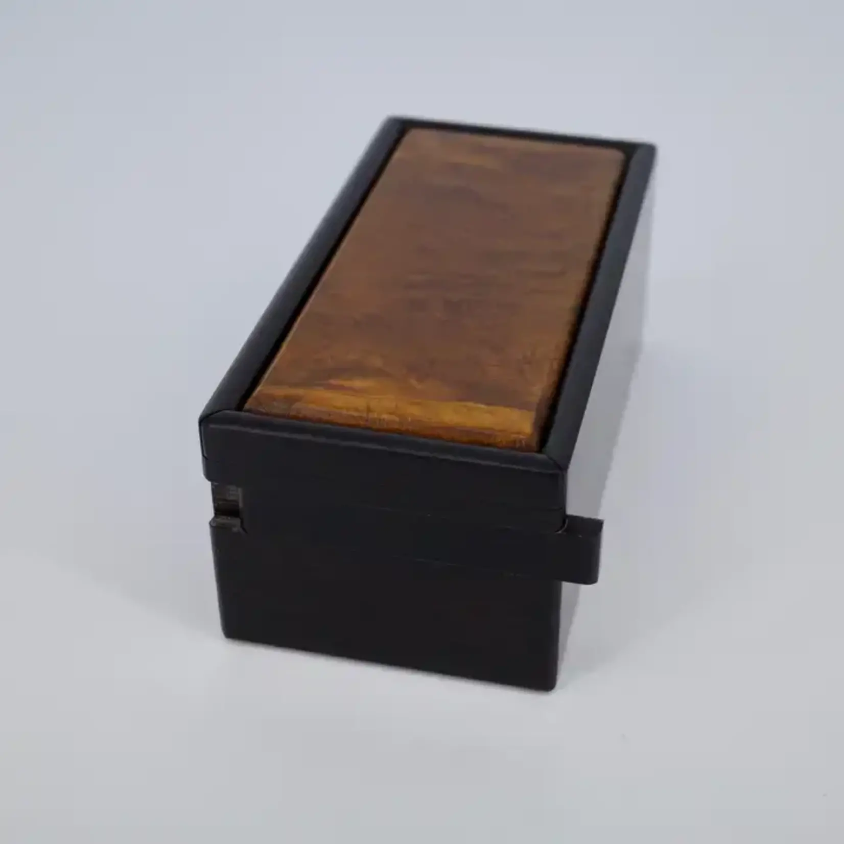 Fuji Wood Design Wooden Lockbox with Hidden Opening - Large