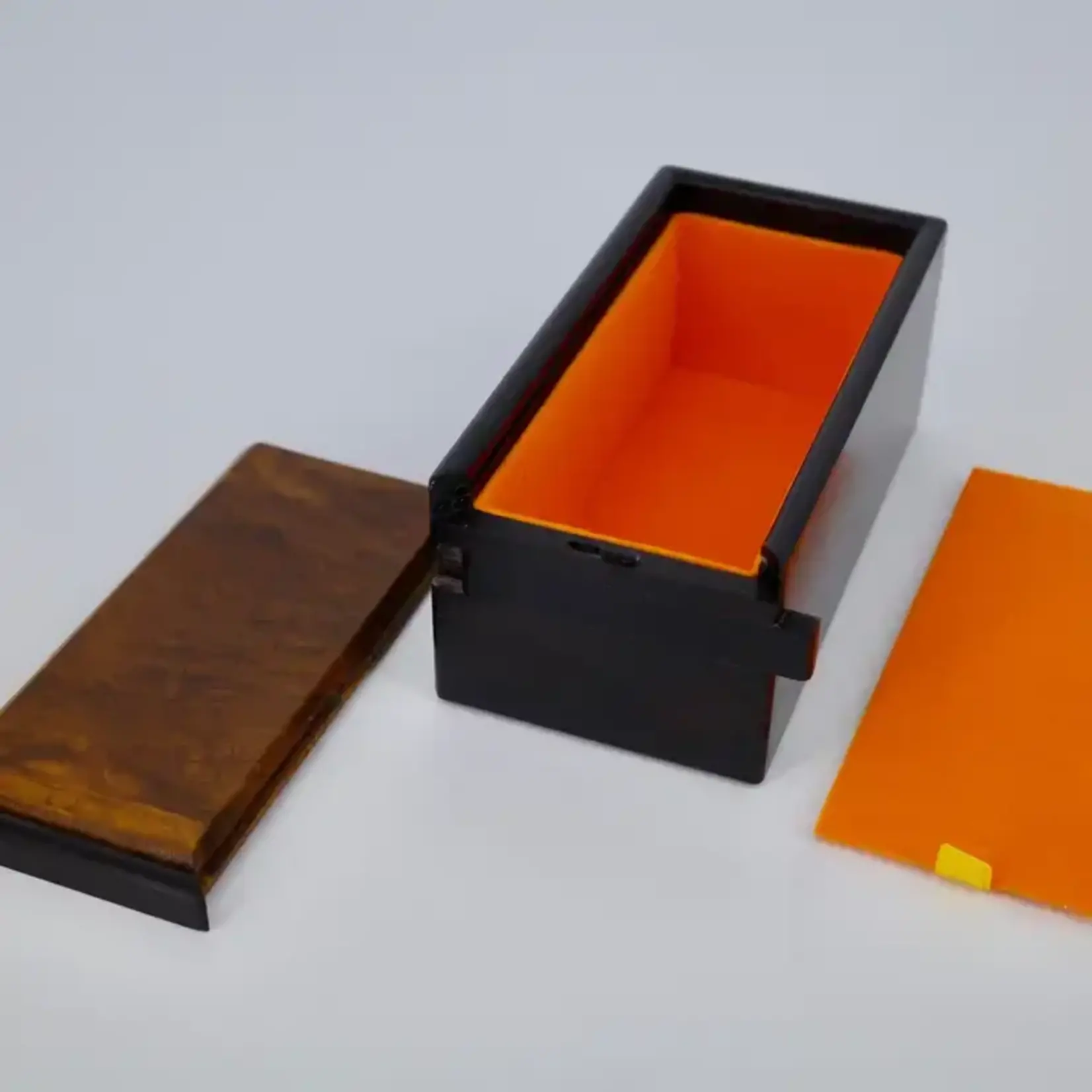 Fuji Wood Design Wooden Lockbox with Hidden Opening - Large