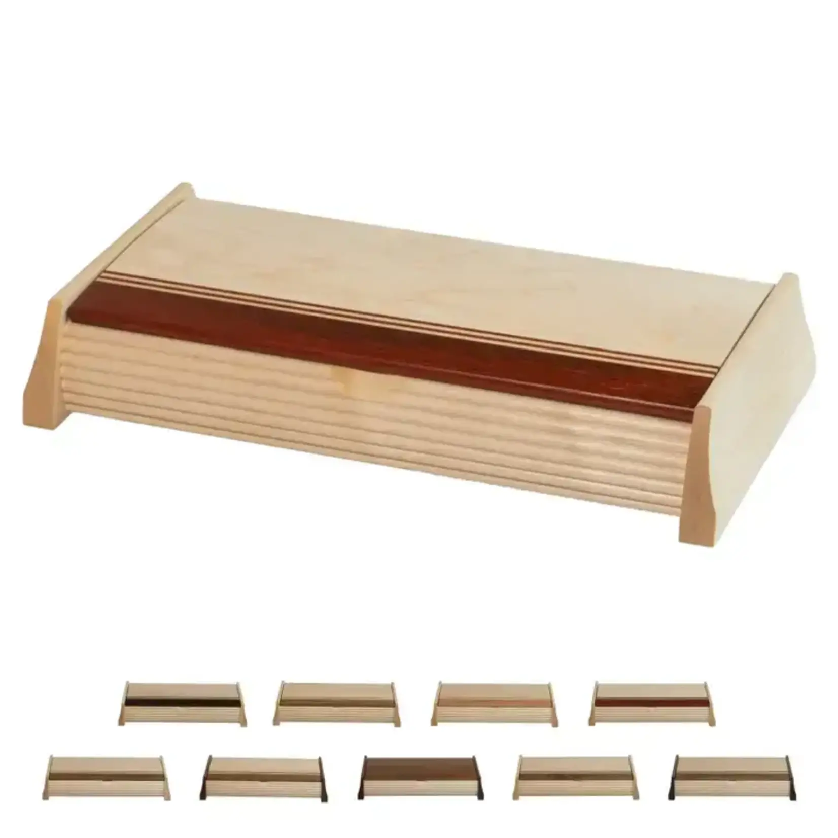 Fuji Wood Design Padauk Wood Jewelry Box