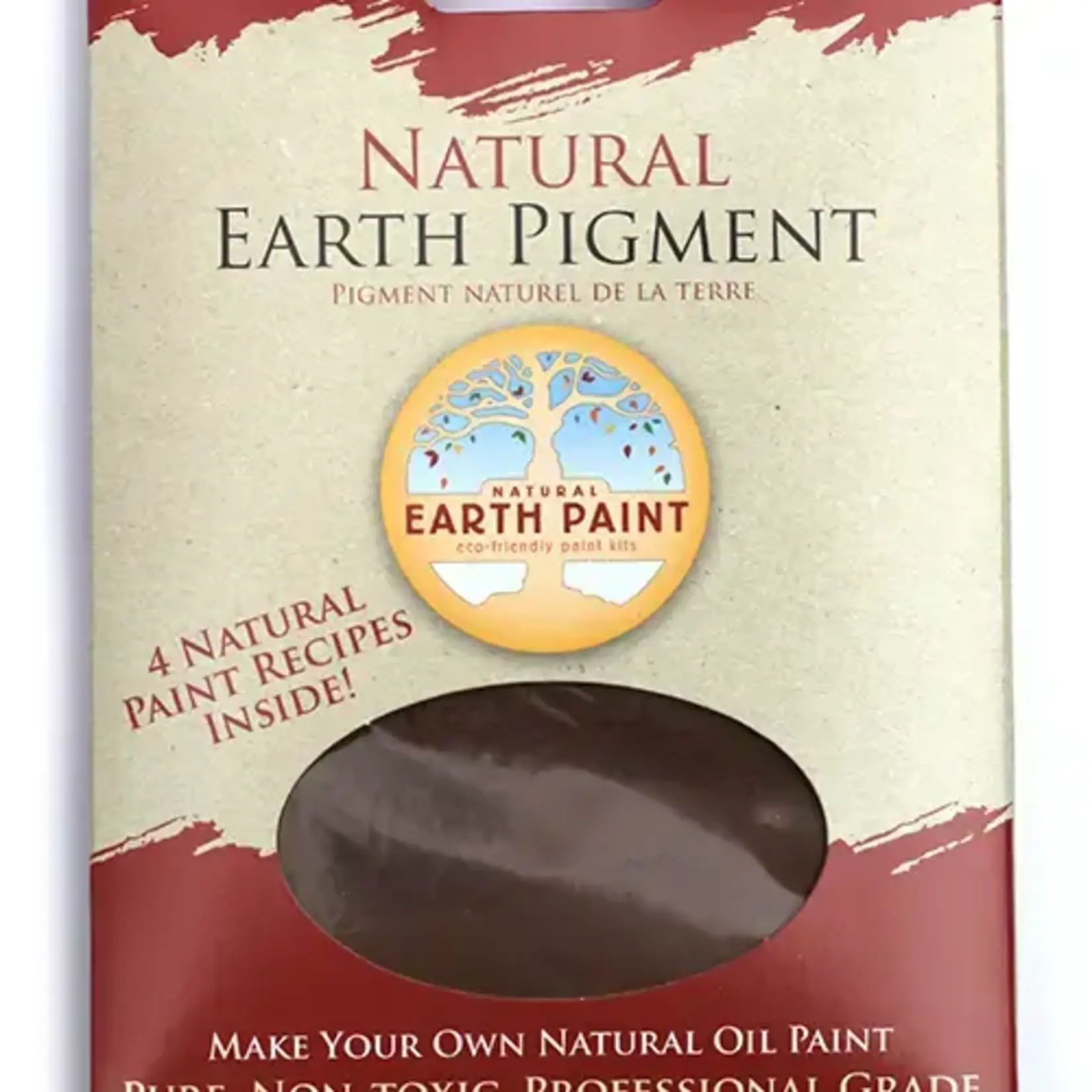 Natural Earth Paint 3 oz. Earth & Mineral Pigments - Burnt Umber