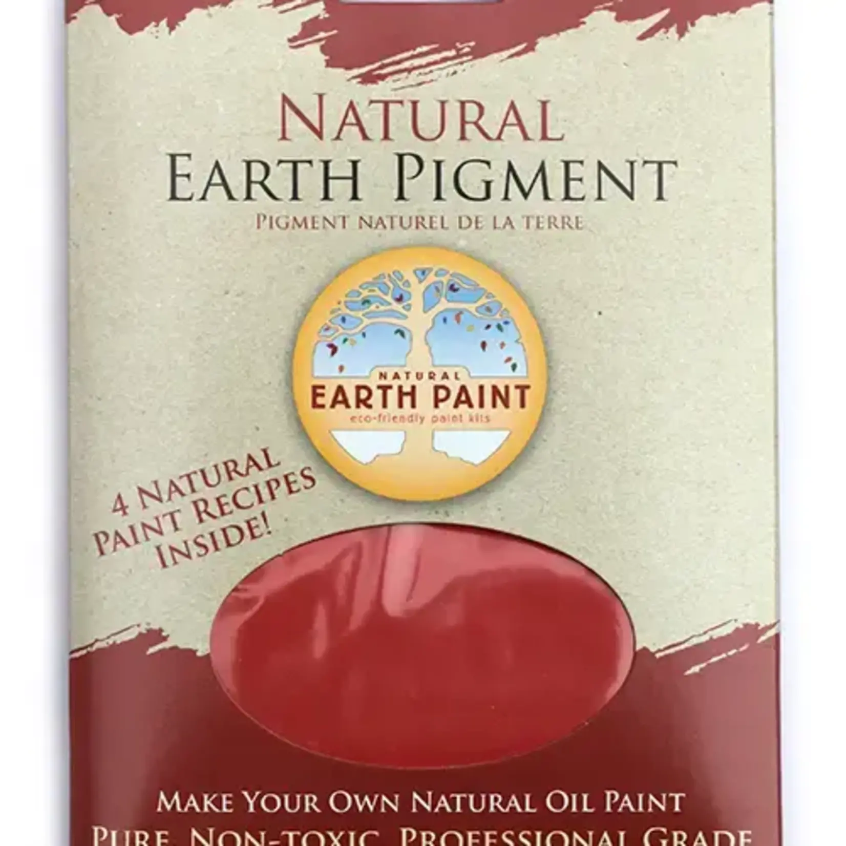 Natural Earth Paint 3 oz. Earth & Mineral Pigments - Mayan Red