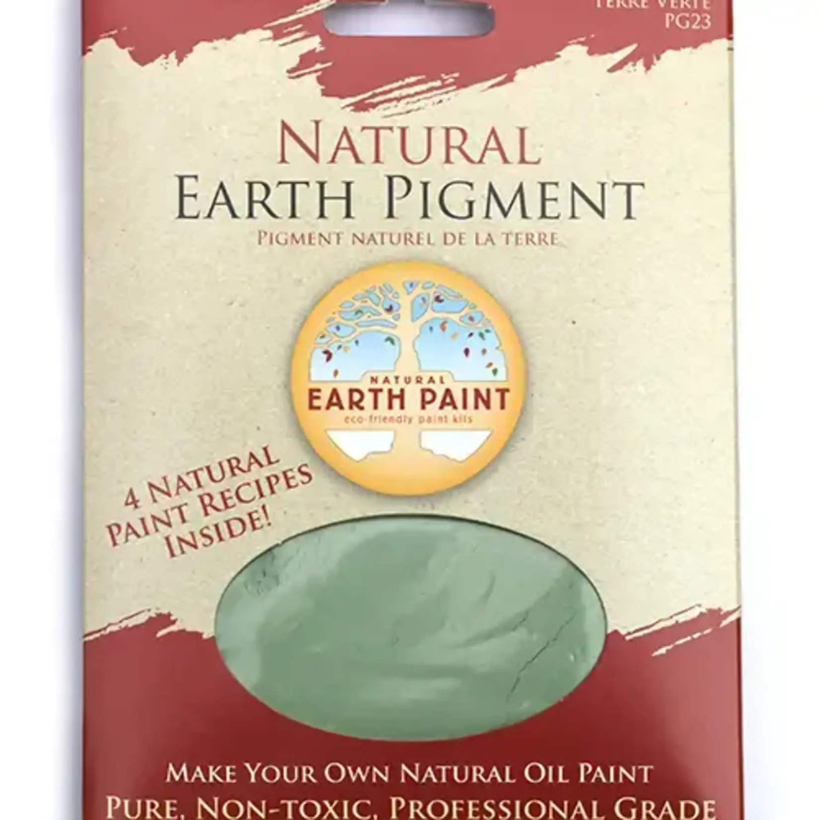 Natural Earth Paint 3 oz. Earth & Mineral Pigments - Terre Verte