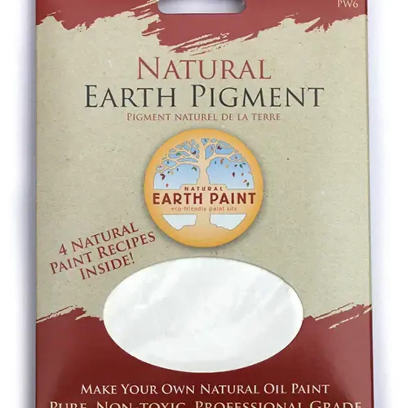 Natural Earth Paint 3 oz. Earth & Mineral Pigments - Titanium White