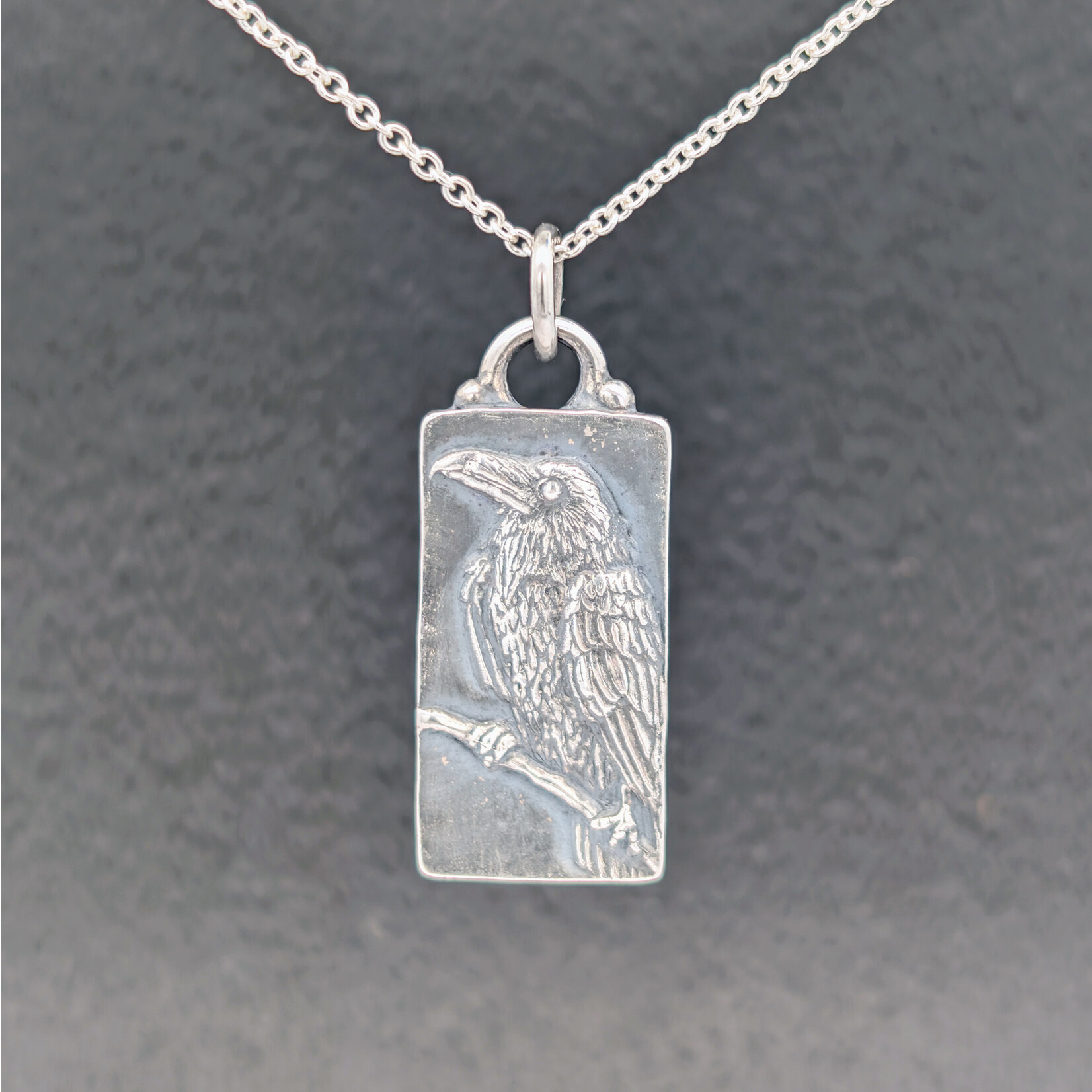 Carrie Nunes Jewelry Raven Pendant