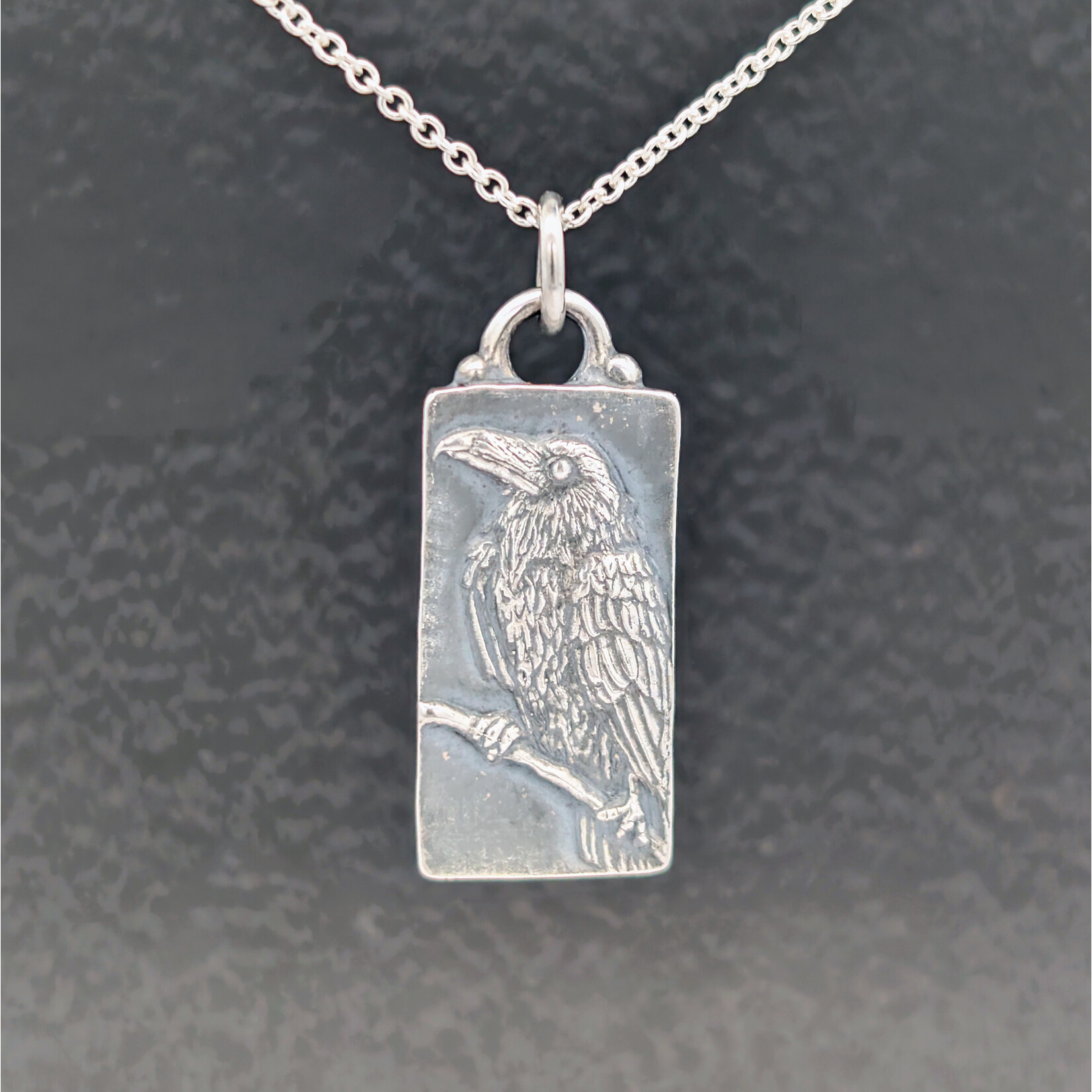 Carrie Nunes Jewelry Raven Pendant