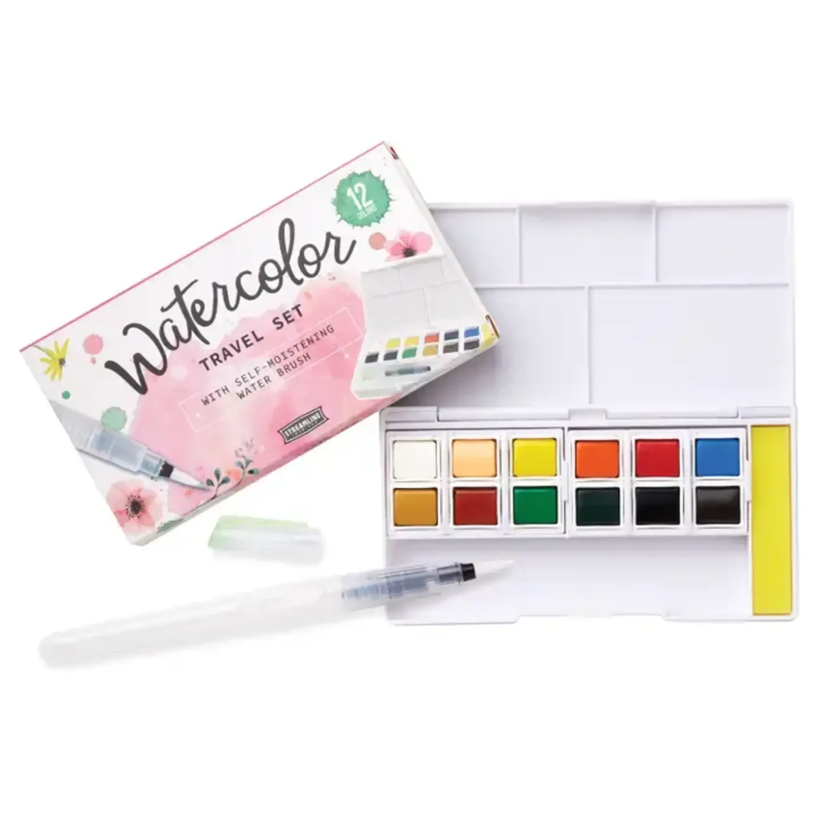 Streamline Mini Travel Watercolor Set
