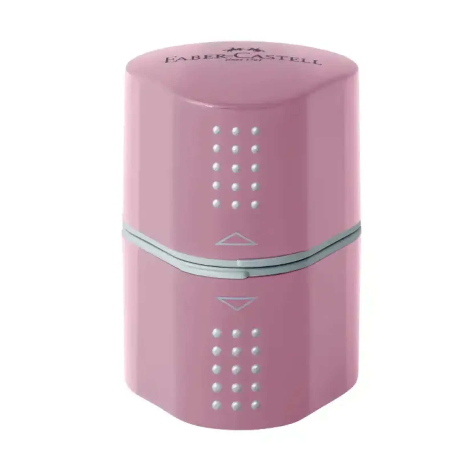 Faber-Castell Grip Trio Pencil Sharpener, Rose Shadows