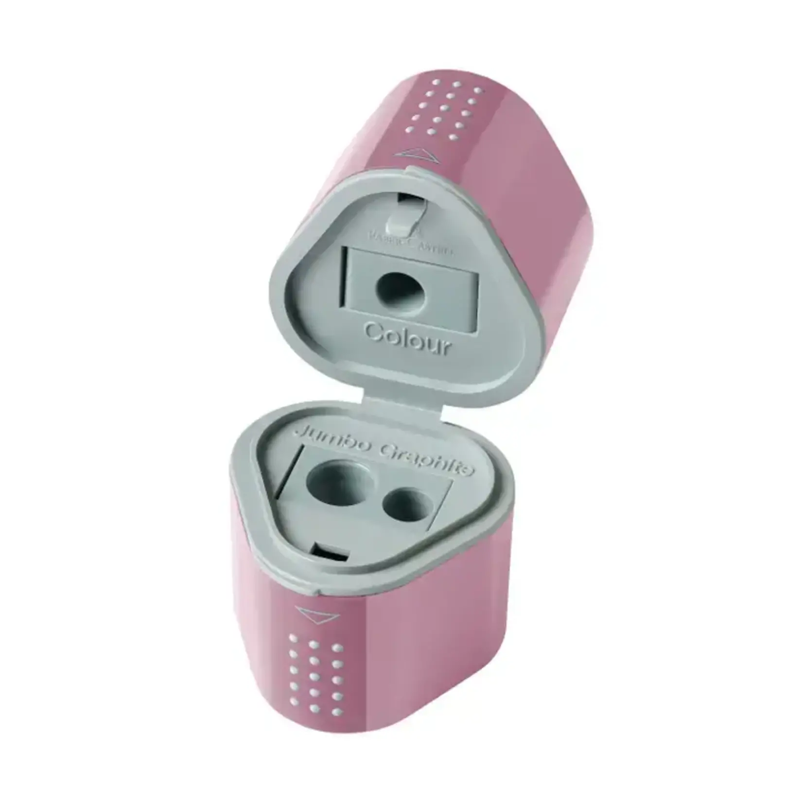 Faber-Castell Grip Trio Pencil Sharpener, Rose Shadows