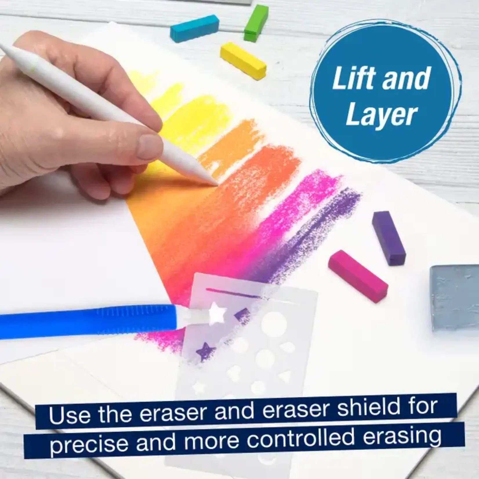 Faber-Castell Learn How To Draw with Soft Pastels Art Set For Beginners