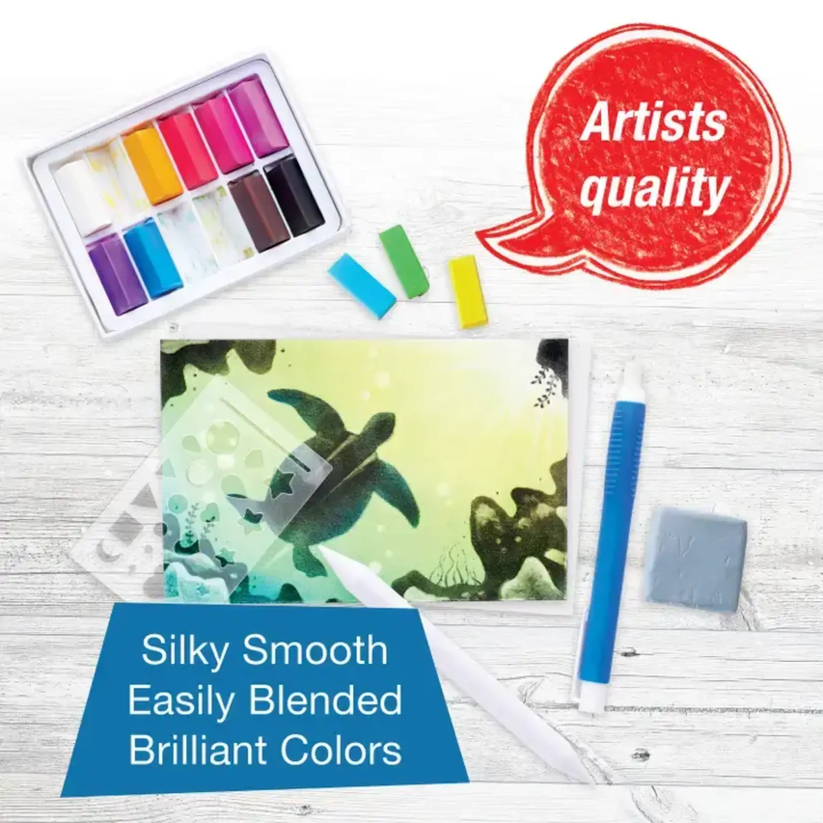 Faber-Castell Learn How To Draw with Soft Pastels Art Set For Beginners