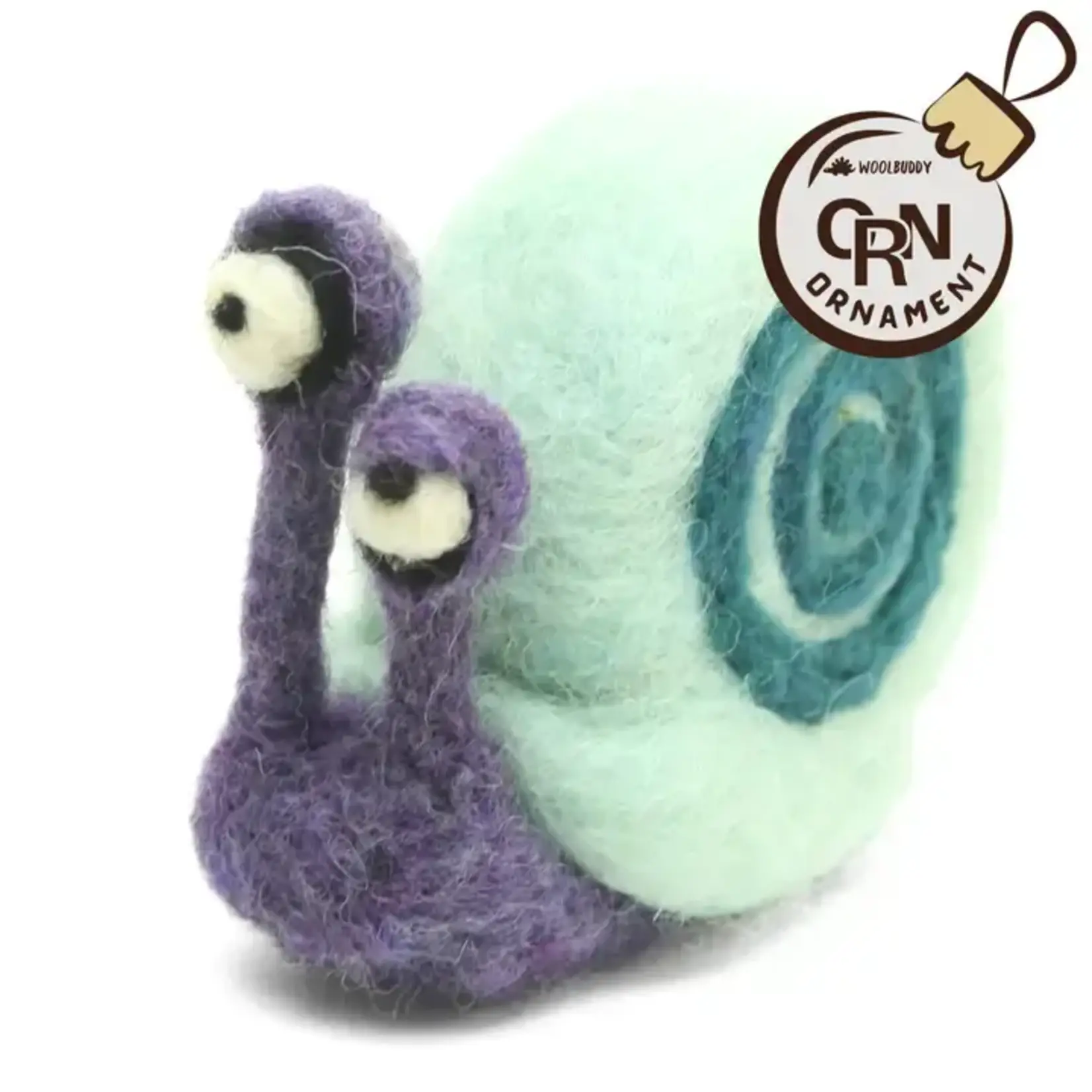 Woolbuddy Snail Ornament