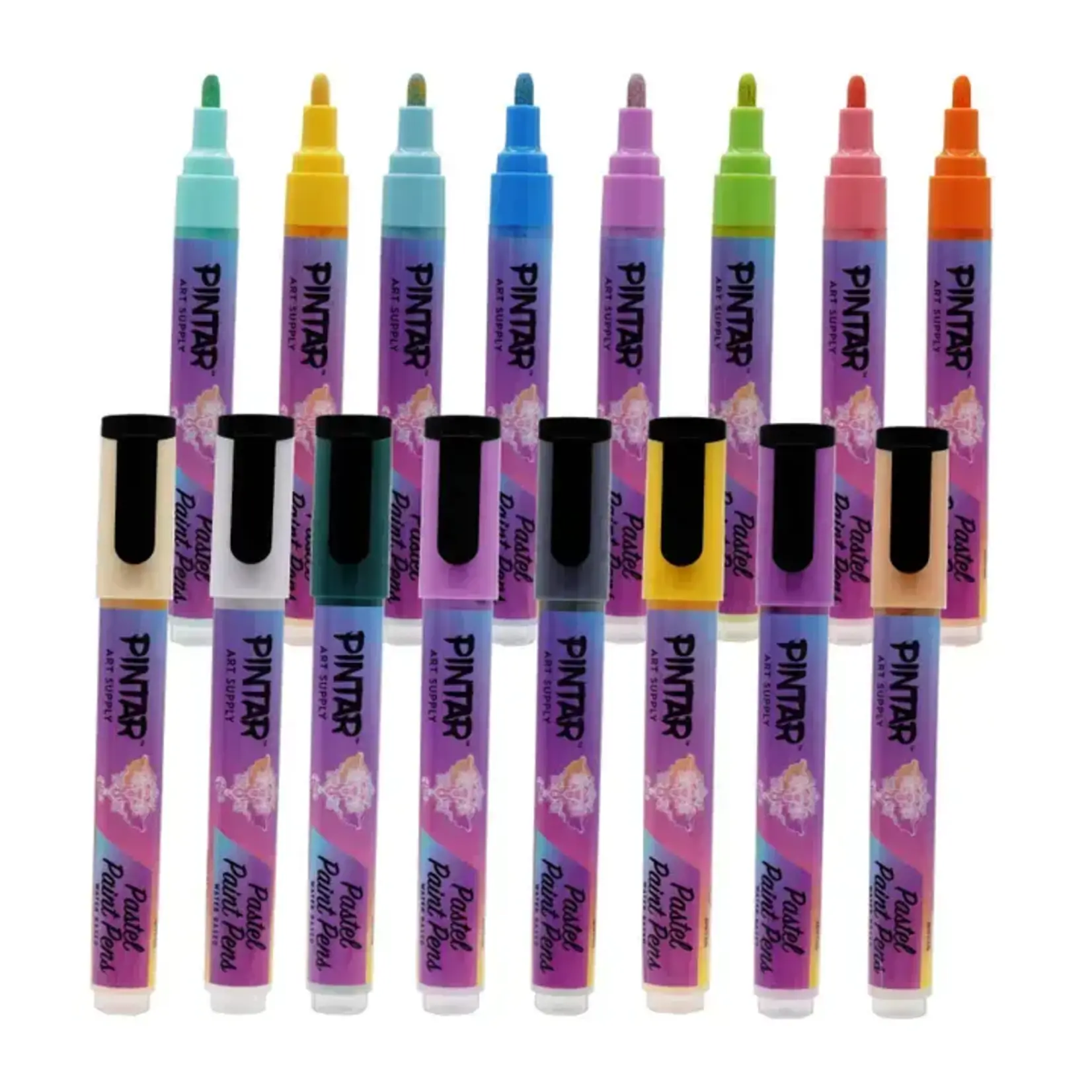 Pintar Art Supply 16 Pack Acrylic Premium Vibrant Pastel Paint Pens