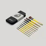 Artify Artify 10 Pcs Natural Horse Hair Paint Brush Set