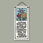 Spooner Creek Designs Sisters Flowers Rectangular Wall Art