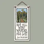 Spooner Creek Designs Not All Who Wander Rectangular Wall Art
