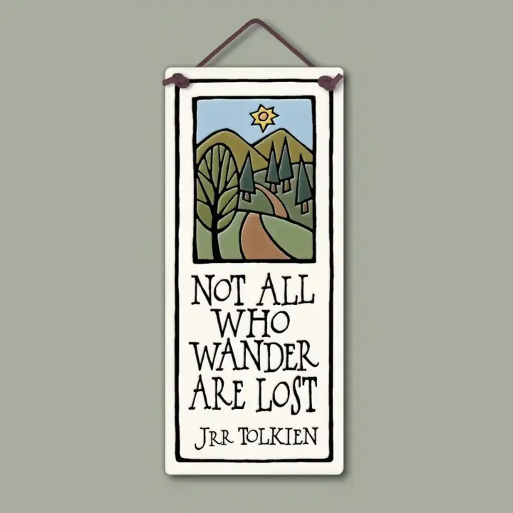 Spooner Creek Designs Not All Who Wander Rectangular Wall Art