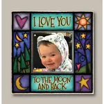 Spooner Creek Designs Picture Frame 5"x5" - Moon and Back