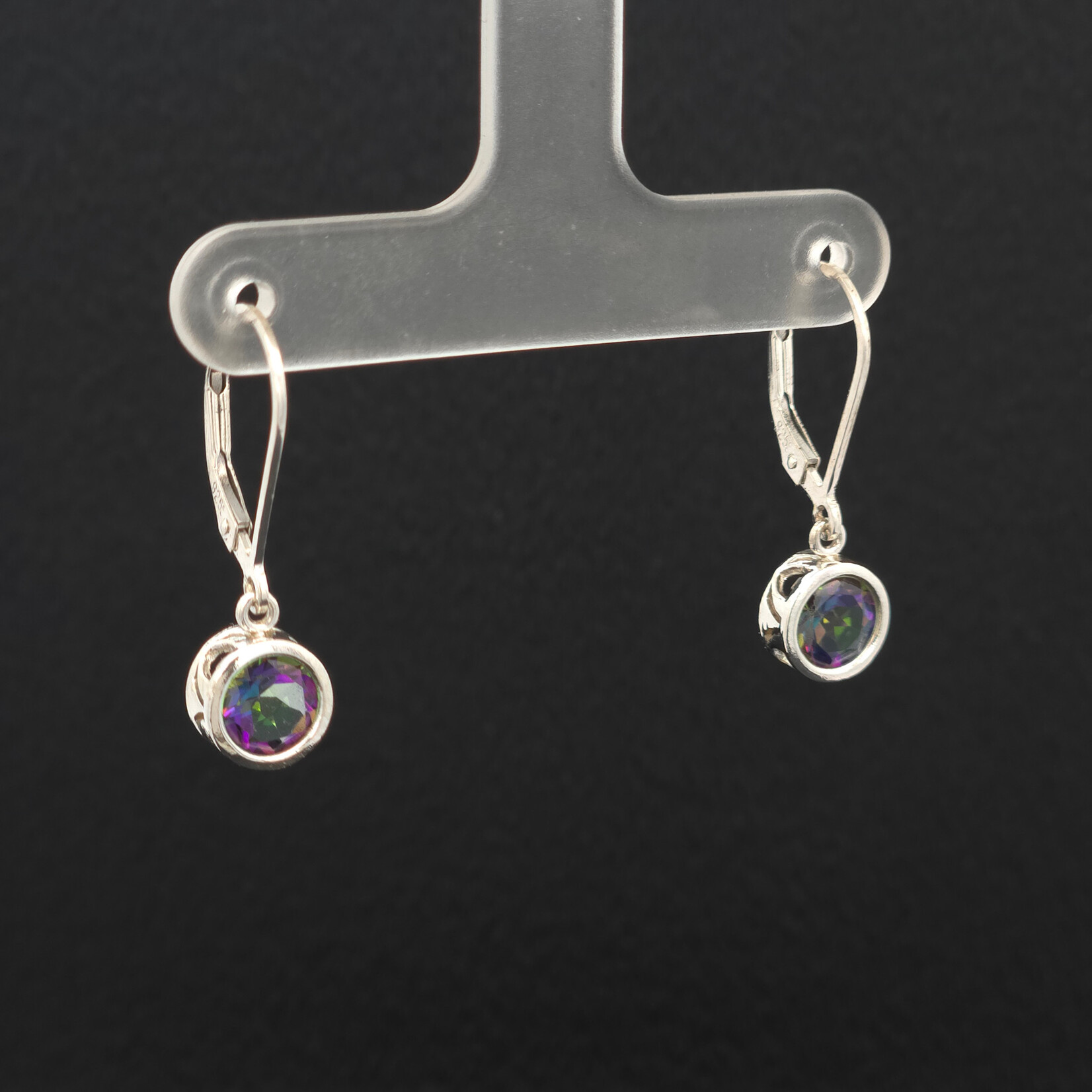 Modern Heirloom® Sterling Filigree Dangle Earrings 6mm