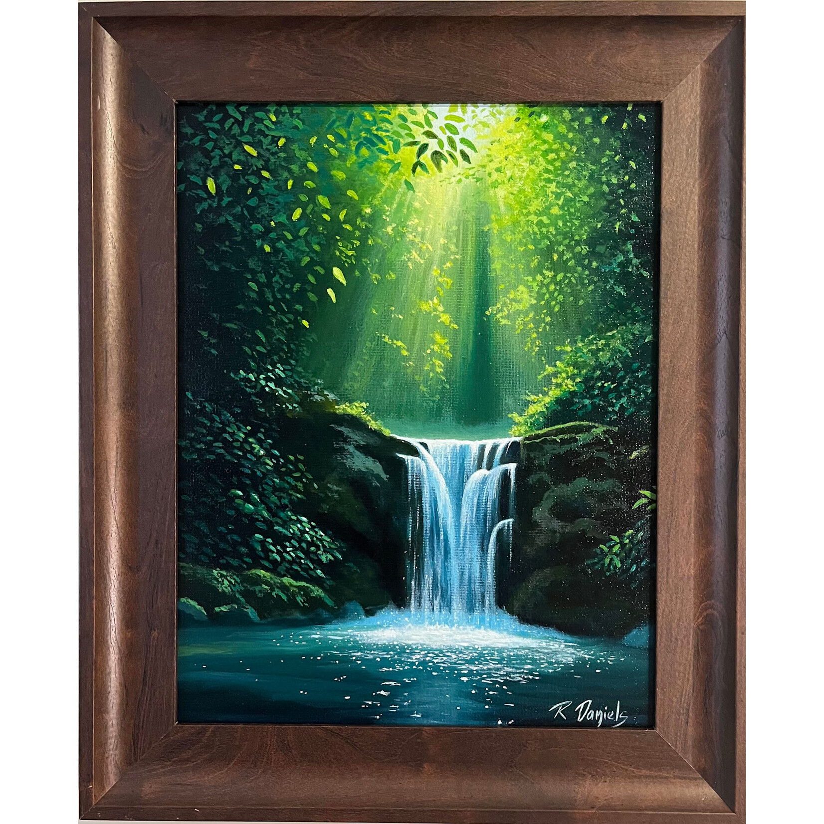 Robert Daniels Fine Art Whispering Falls - Robert Daniels