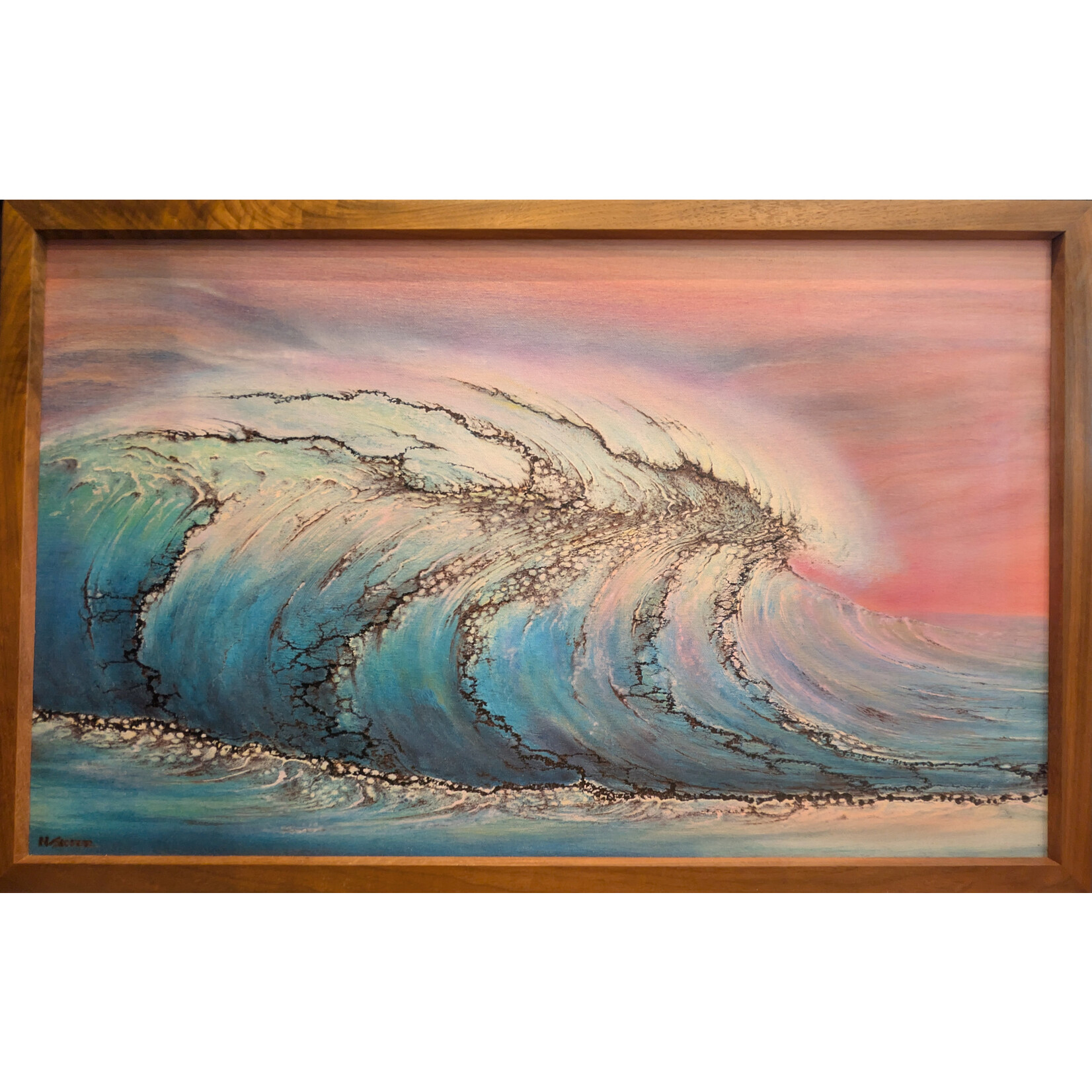 Noah Snyder "The Crest" - Pressed Canvas Print - Noah Snyder