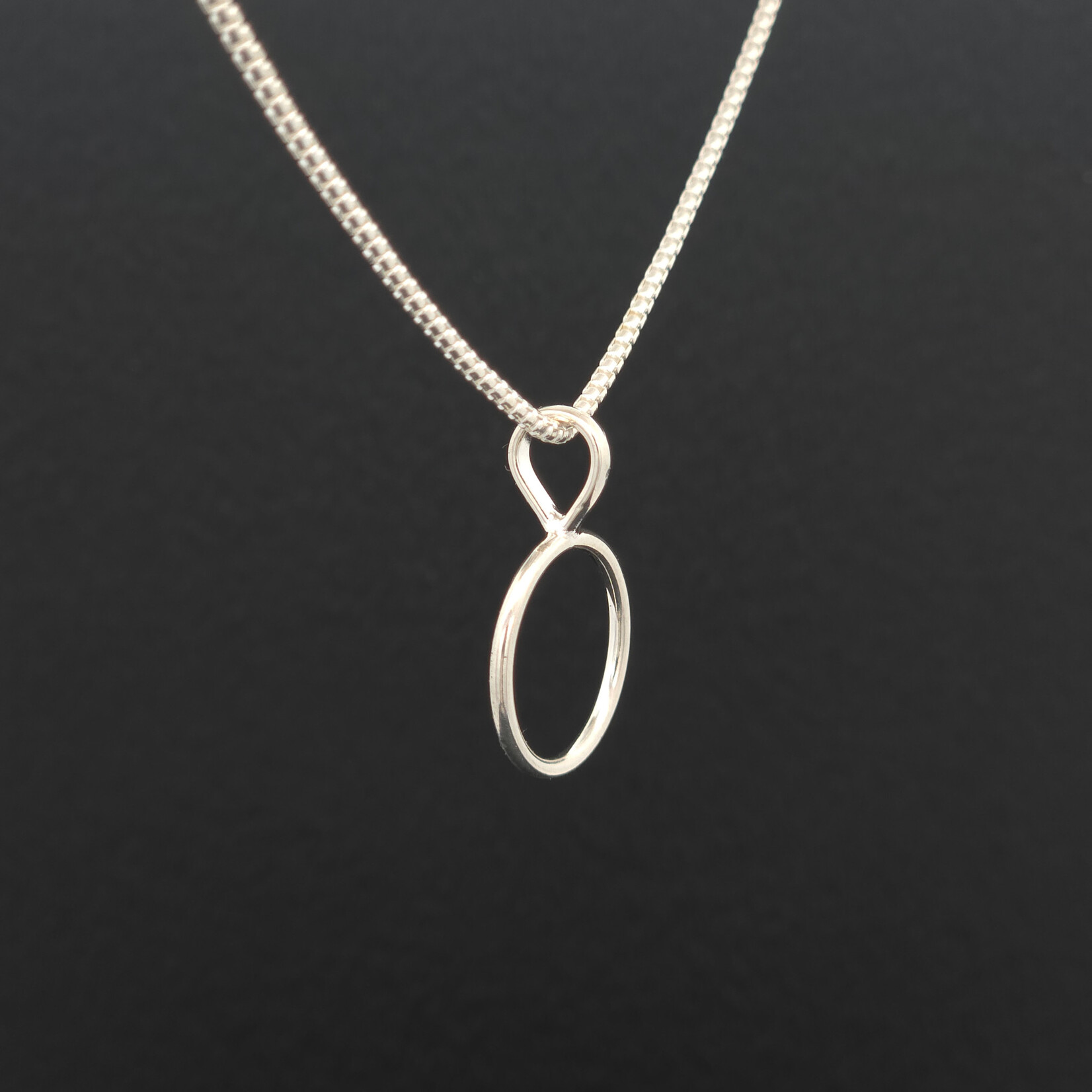 Modern Heirloom® Micro Circle Pendant 14mm on 16” 1.1