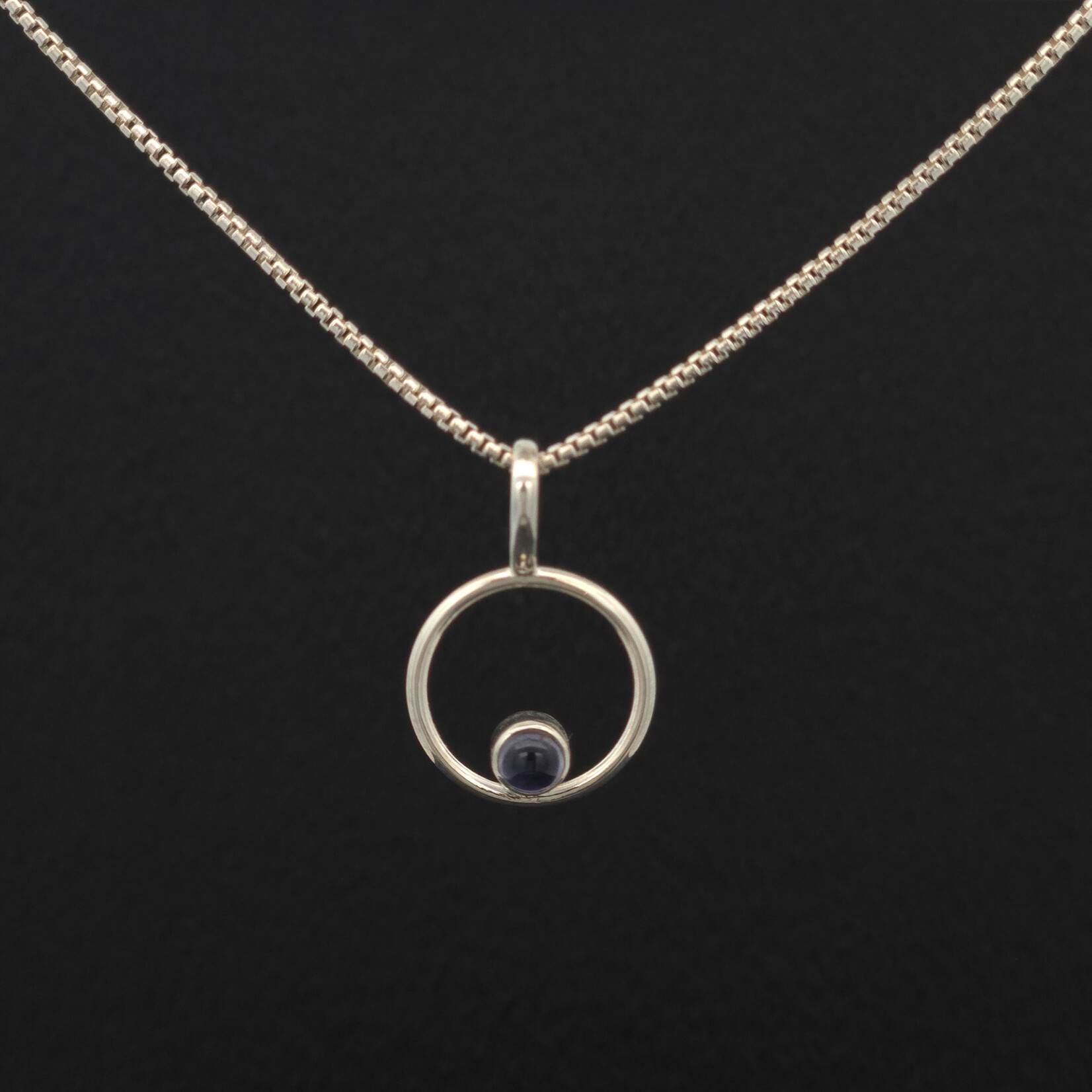 Modern Heirloom® Micro Circle Pendant 14mm on 18” 1.1