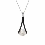 Wishbone Pendant - Ebony