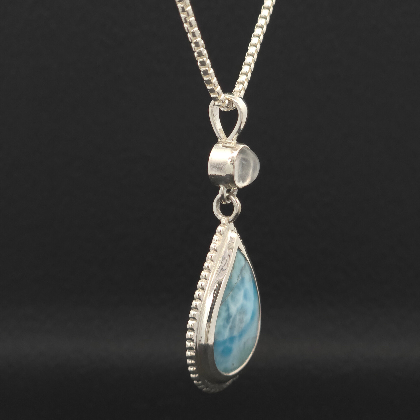 Modern Heirloom® Larimar & Moonstone Relic on 16” 1.8
