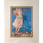 Deborah Hershey Designs "She Loved You Then..." Matted Print
