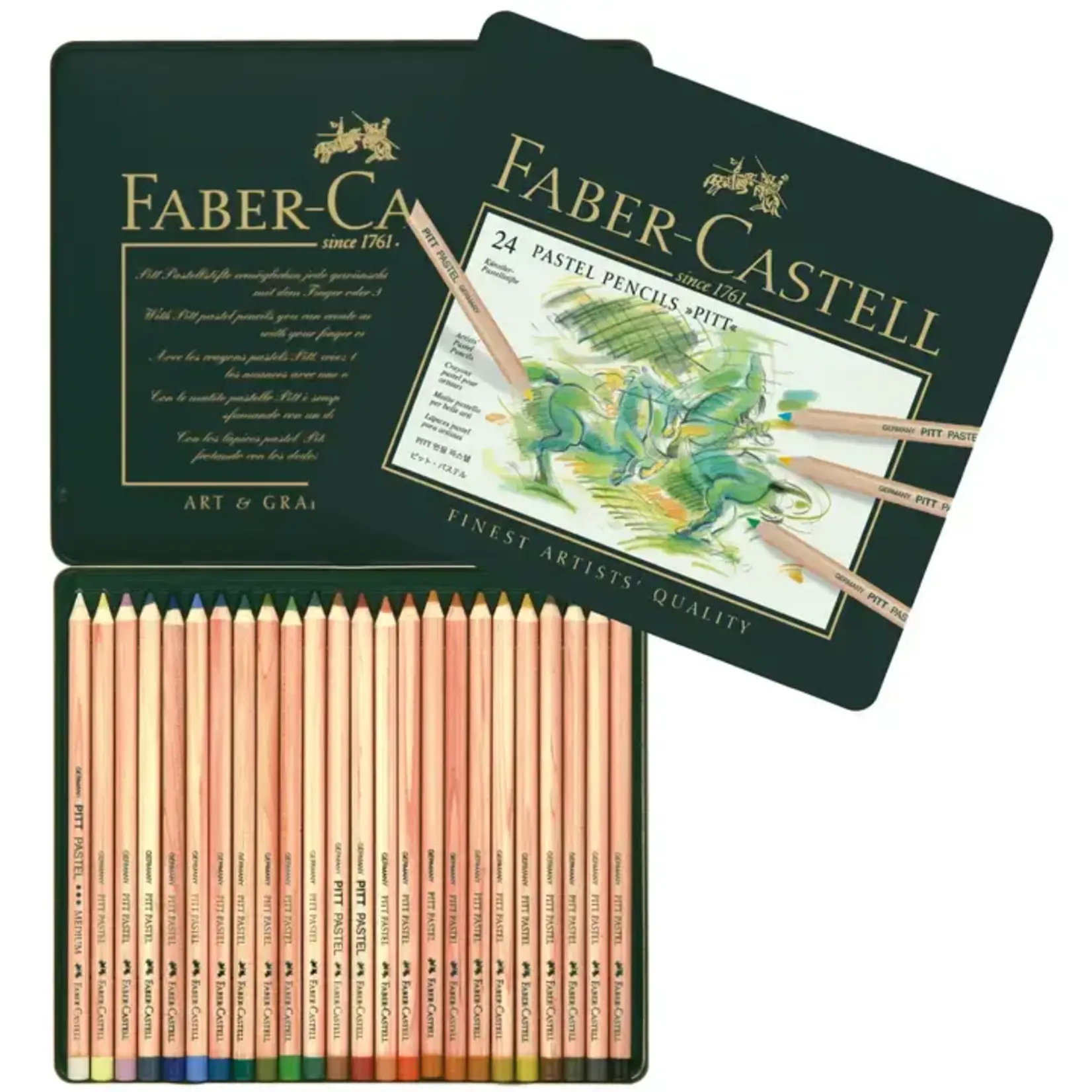 Faber-Castell Pitt Pastel Pencils - Case of 24