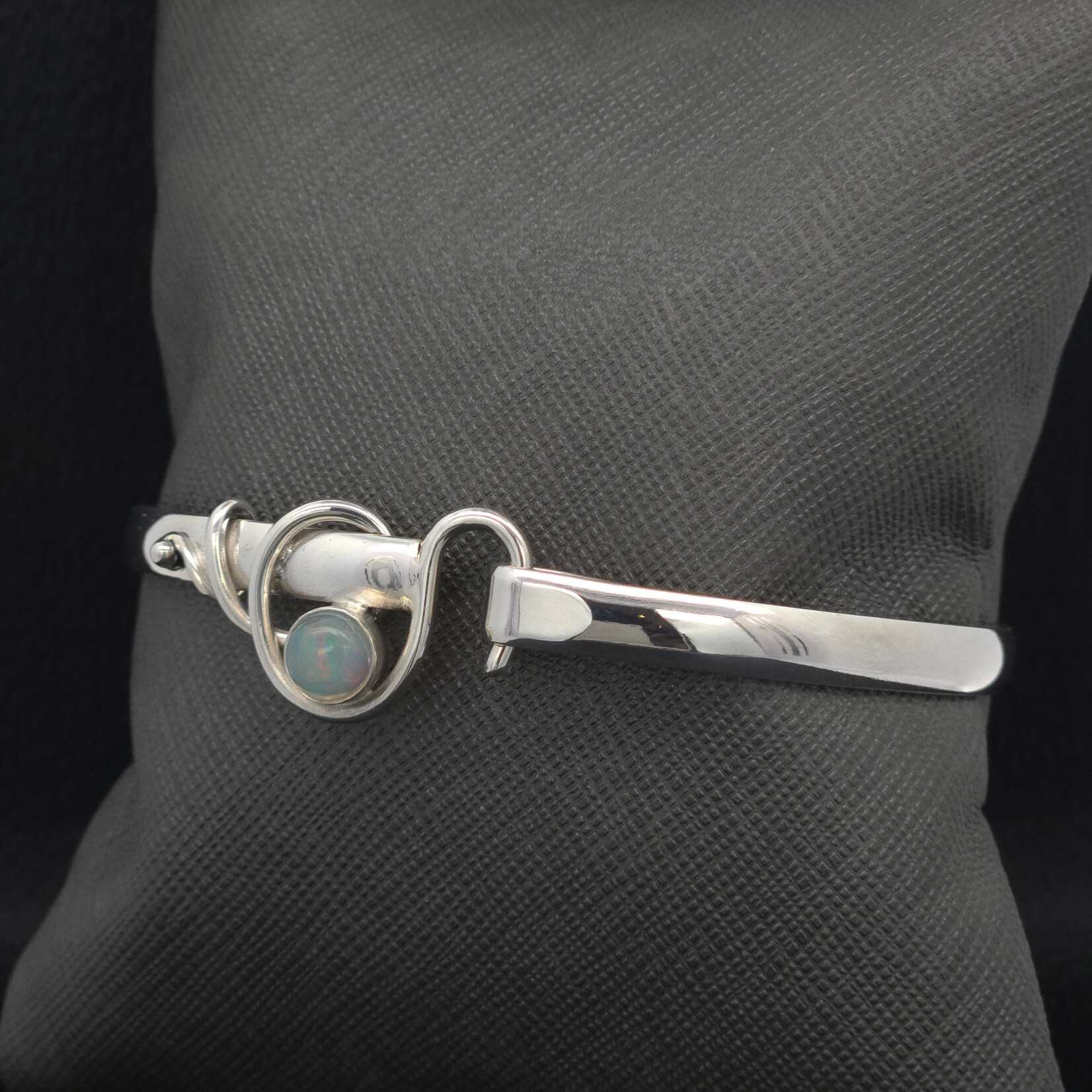 Modern Heirloom® AC Hook Bracelet, Opal 6mm, Sz  8”
