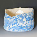 Seascape Planter -  6.5"x5.5"x4.5