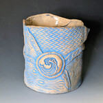 Seascape Planter -  4.5"x4.5"x5"