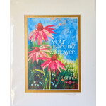 Deborah Hershey Designs "You Are My Wildflower" - Matted Print