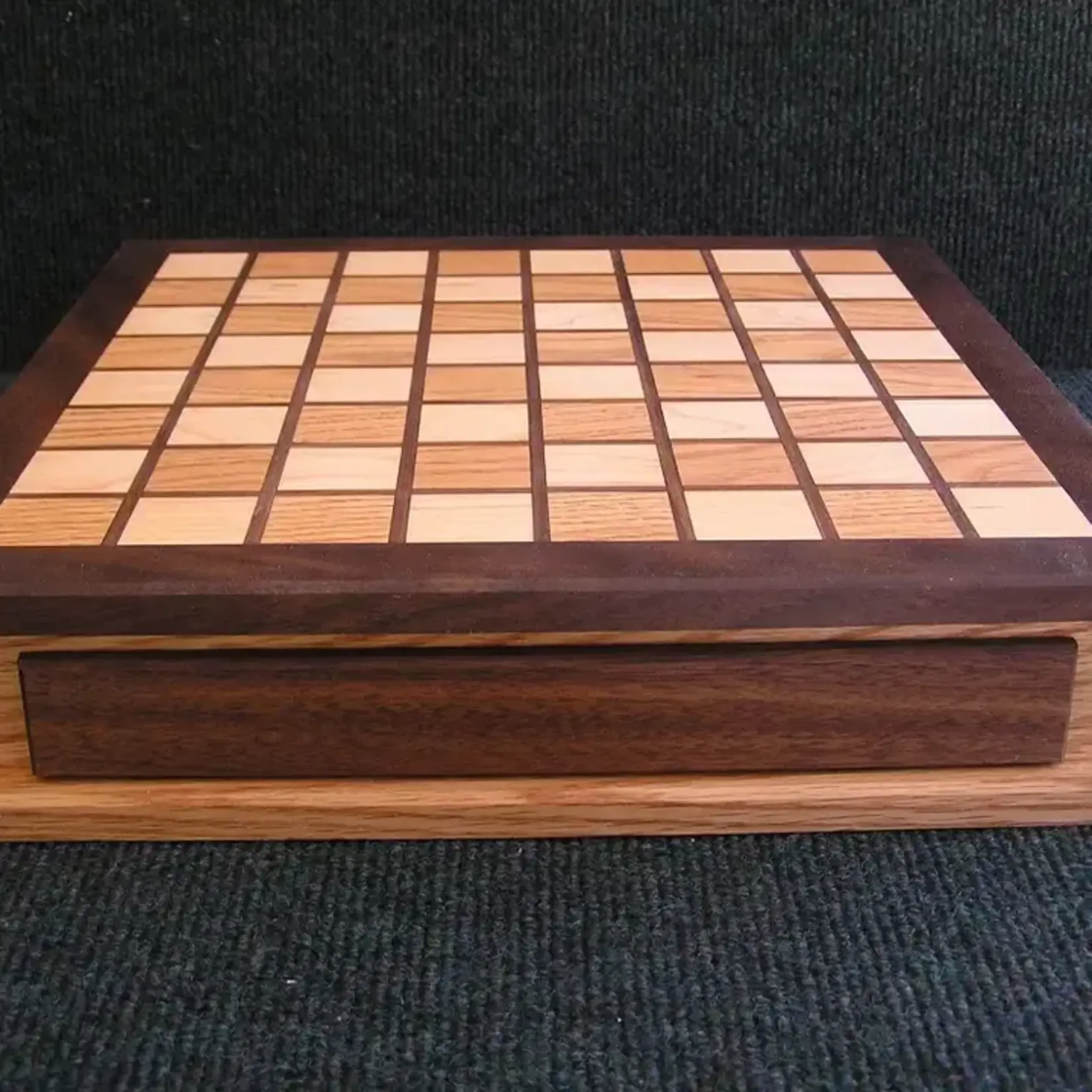 Wordsmith Wood Shop Hand-Crafted Chess Box w/ Pieces