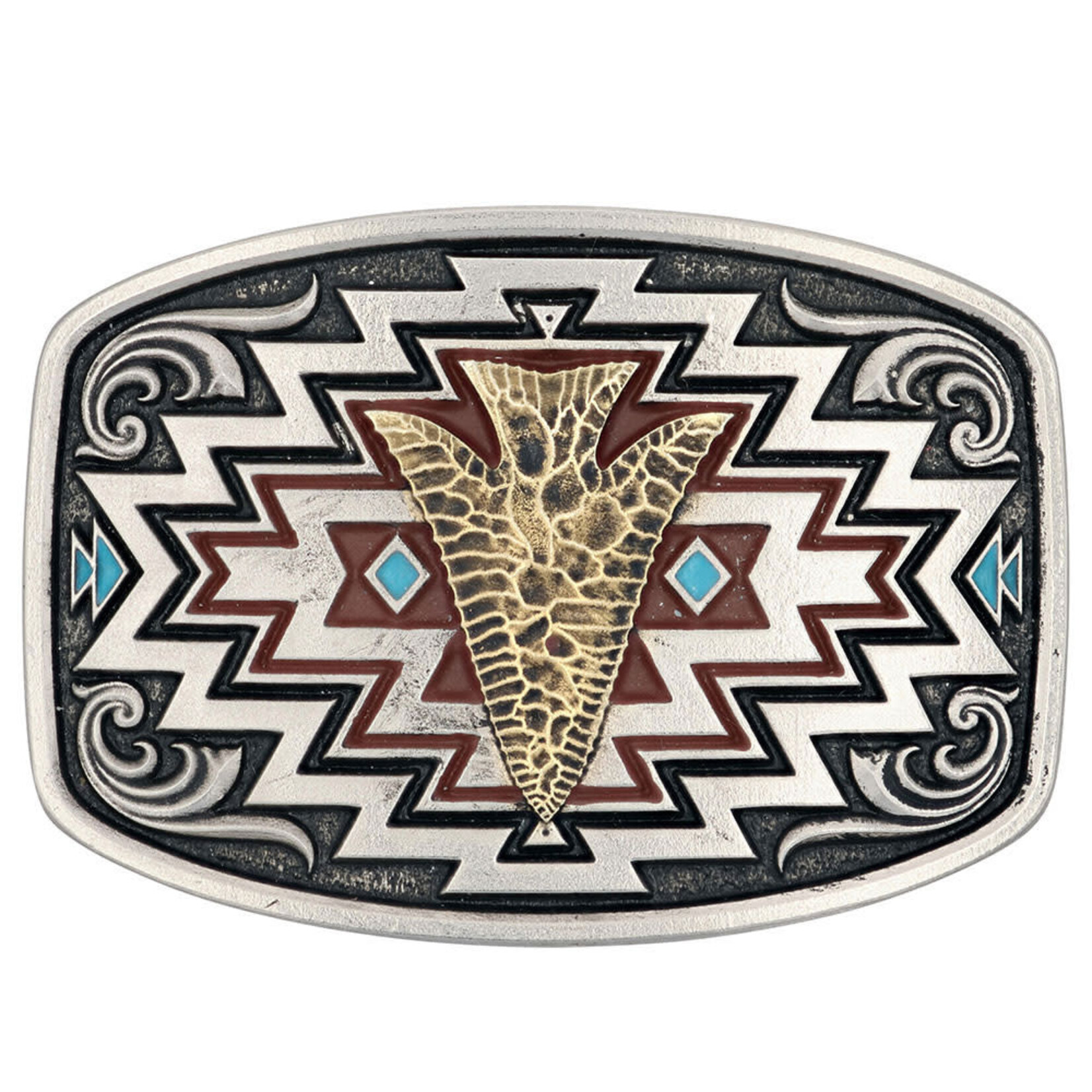Montana Silversmiths Radiating Center of it All Arrow Belt Buckle