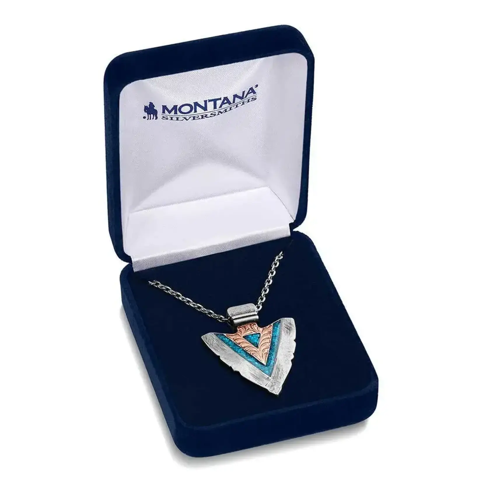 Montana Silversmiths Inner Light Turquoise Arrowhead Necklace