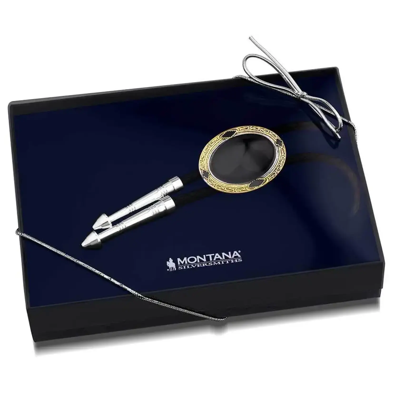 Montana Silversmiths Onyx Sky Bolo Tie