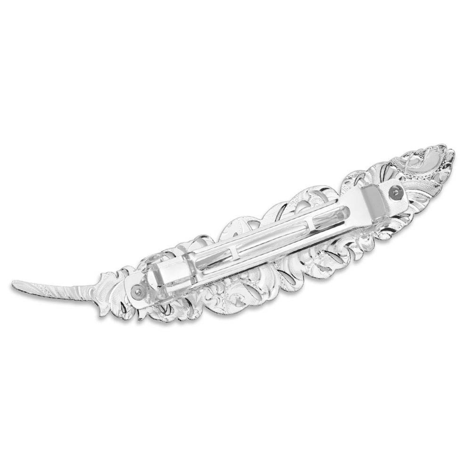 Montana Silversmiths Antiqued Montana Feather Barrette